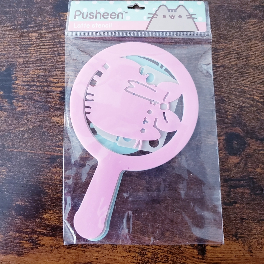 Pusheen Latte Stencil